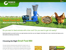 Tablet Screenshot of greenfeedmill.com